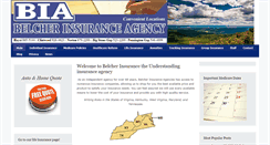 Desktop Screenshot of belcherinsurance.com